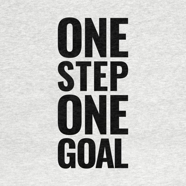 One step. One goal. by Magicform